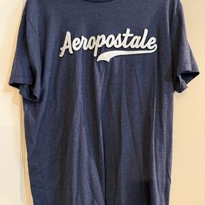 Aeropostale Blue Short Sleeve Tee Classic Crew Neck